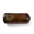 Wooden Vase with Brass Detailing